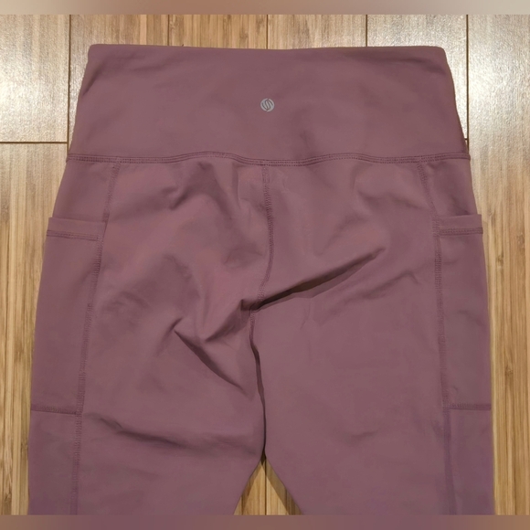 NWOT Stretch The Rules Purple High-Waisted Leggings - Picture 6 of 9